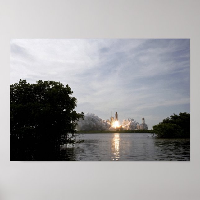 Space Shuttle Endeavor lifts off Poster (Front)