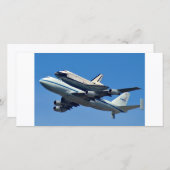 Space Shuttle Endeavor Photo Card (Front/Back)