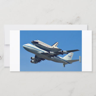Space Shuttle Endeavor Photo Card