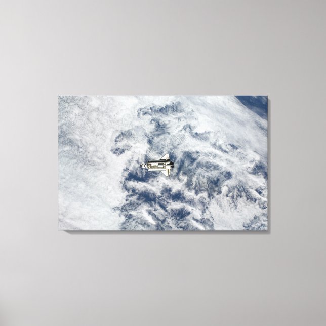 Space Shuttle Endeavour 11 Canvas Print (Front)