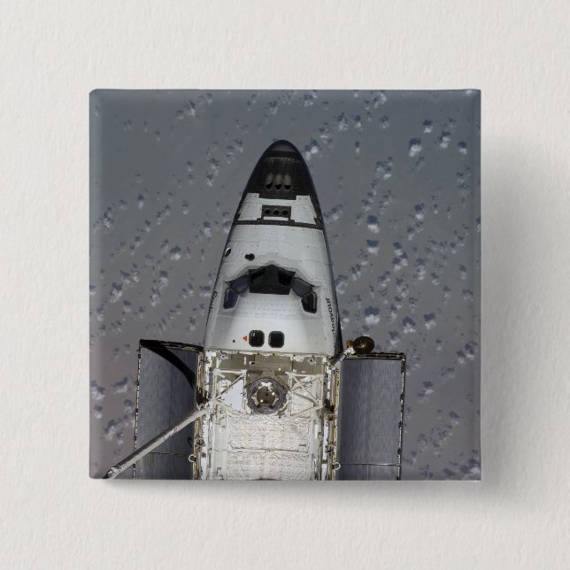 Space Shuttle Endeavour 14 Button (Front)
