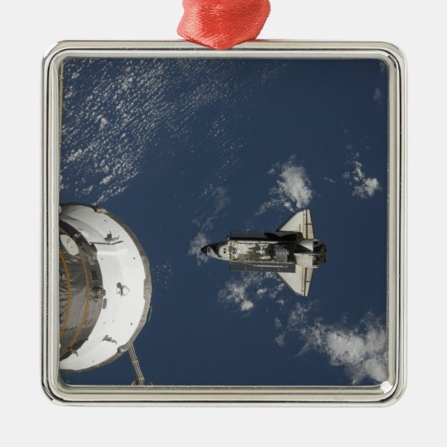 Space Shuttle Endeavour 17 Metal Ornament (Front)
