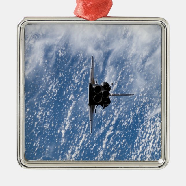 Space Shuttle Endeavour 18 Metal Ornament (Front)