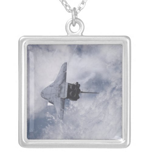 Space Shuttle Endeavour 21 Silver Plated Necklace