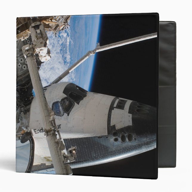 Space Shuttle Endeavour 23 3 Ring Binder (Front/Inside)
