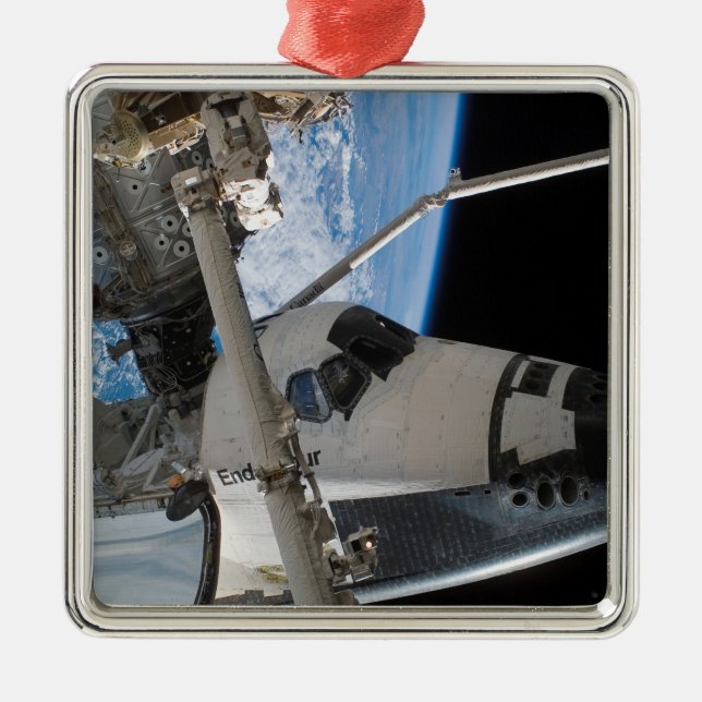 Space Shuttle Endeavour 23 Metal Ornament (Front)