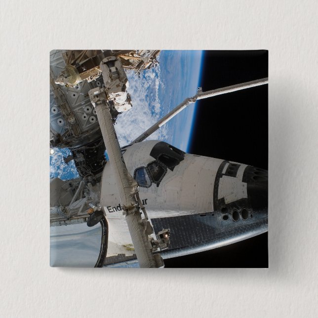 Space Shuttle Endeavour 23 Pinback Button (Front)