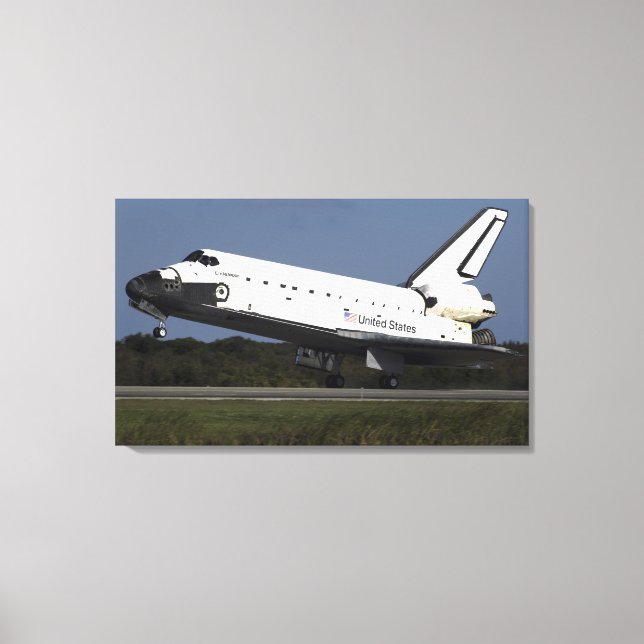 Space Shuttle Endeavour 27 Canvas Print (Front)