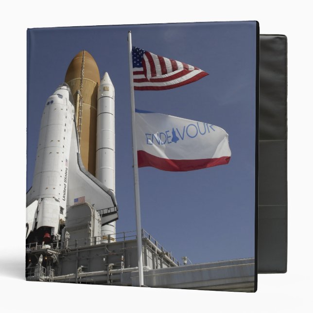 Space Shuttle Endeavour 2 3 Ring Binder (Front/Inside)