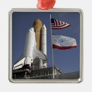 Space Shuttle Endeavour 2 Metal Ornament