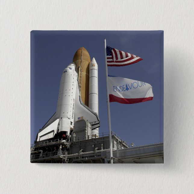 Space Shuttle Endeavour 2 Pinback Button (Front)
