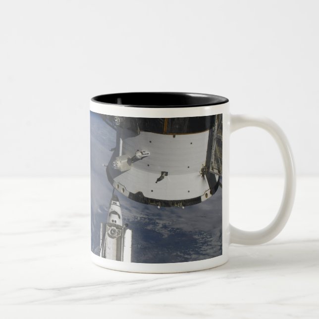 Space shuttle Endeavour 2 Two-Tone Coffee Mug (Right)