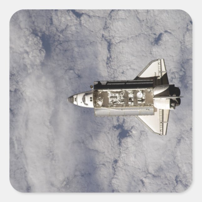 Space Shuttle Endeavour 6 Square Sticker (Front)