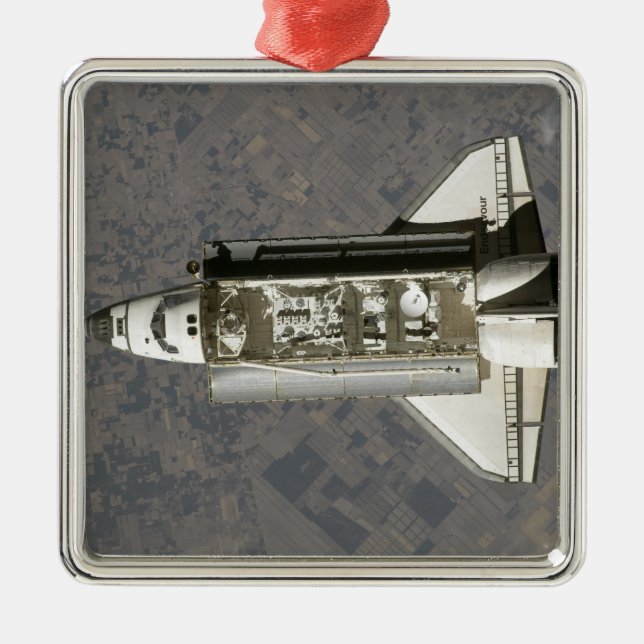 Space Shuttle Endeavour 7 Metal Ornament (Front)