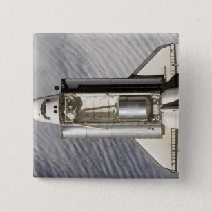 Space Shuttle Endeavour 9 Button