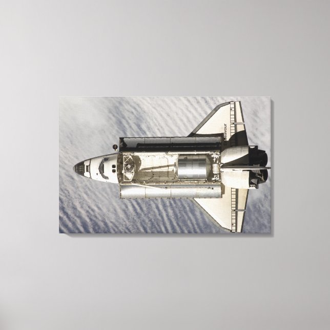 Space Shuttle Endeavour 9 Canvas Print (Front)