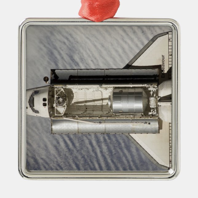 Space Shuttle Endeavour 9 Metal Ornament (Front)