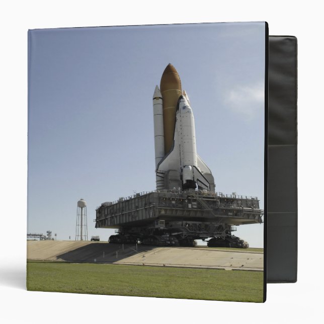 Space Shuttle Endeavour approaches the launch p Binder (Front/Inside)
