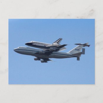 Space Shuttle Endeavour Final Flight Postcard by poozybear at Zazzle