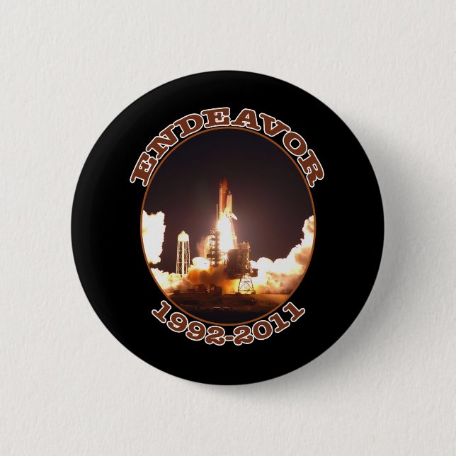 Space Shuttle Endeavour Final Launch Button (Front)