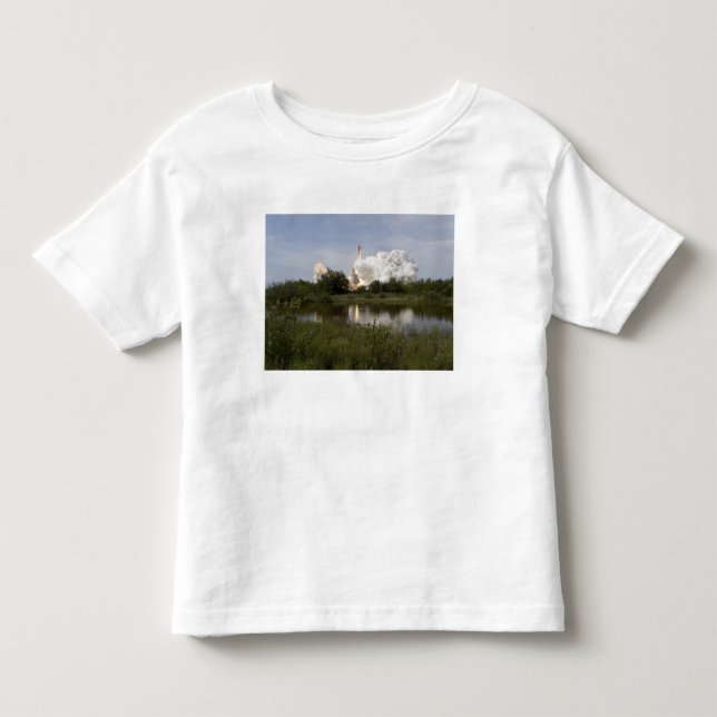 Space Shuttle Endeavour lifts off 6 Toddler T-shirt (Front)