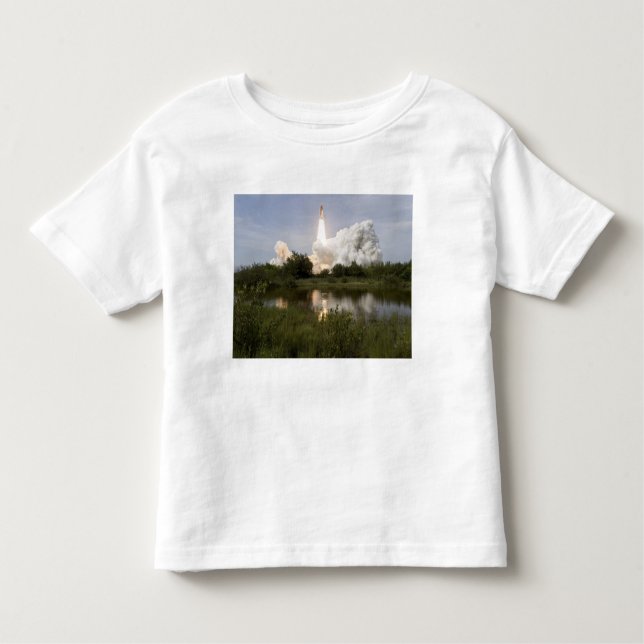 Space Shuttle Endeavour lifts off 7 Toddler T-shirt (Front)