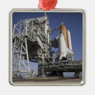 Space shuttle Endeavour Metal Ornament