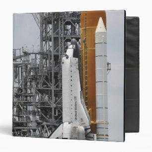 Space Shuttle Endeavour on the launch pad 2 3 Ring Binder