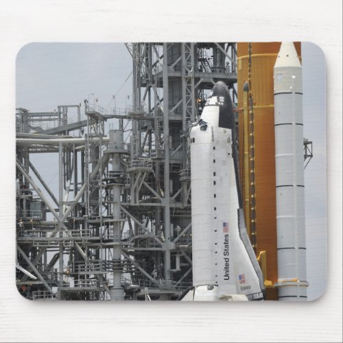 Space Shuttle Endeavour on the launch pad 2 Mouse Pad