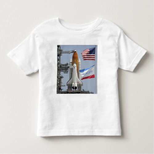 Space Shuttle Endeavour on the launch pad 3 Toddler T_shirt