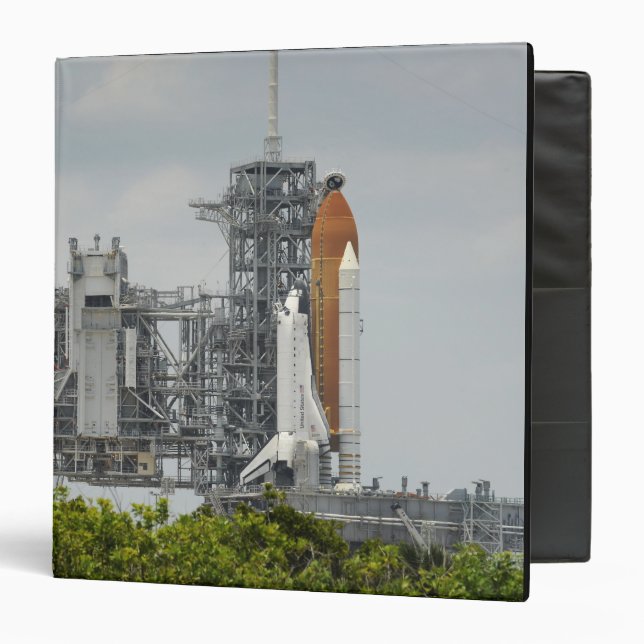 Space Shuttle Endeavour on the launch pad 5 3 Ring Binder (Front/Inside)