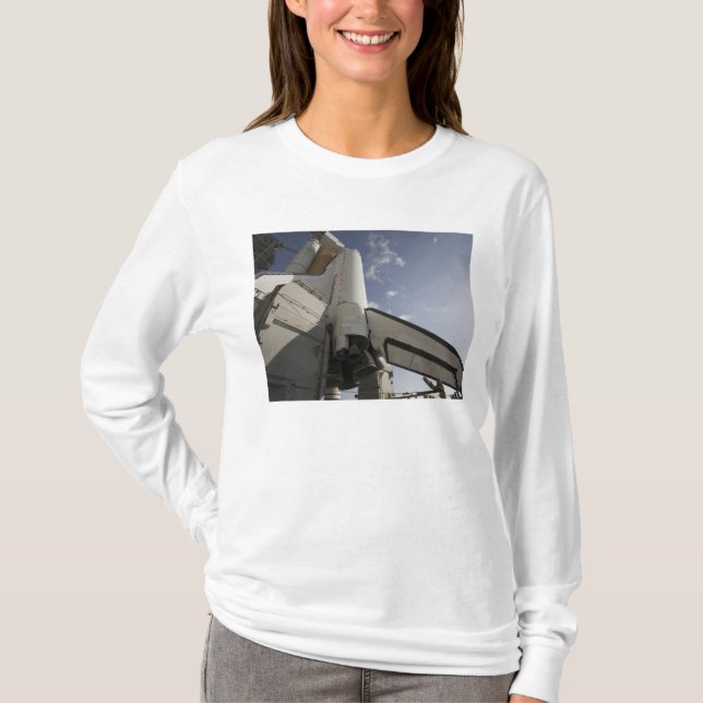Space Shuttle Endeavour on the launch pad 6 T-Shirt (Front)