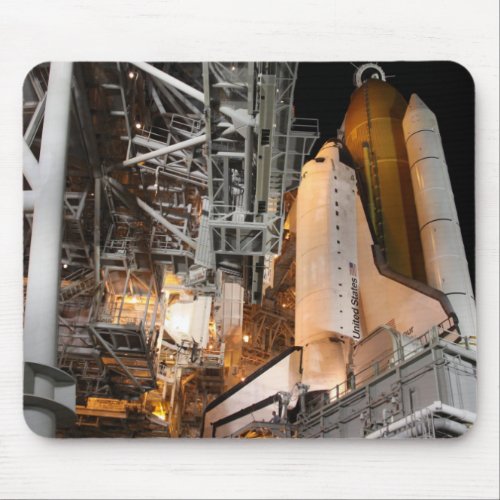 Space Shuttle Endeavour on the launch pad Mouse Pad