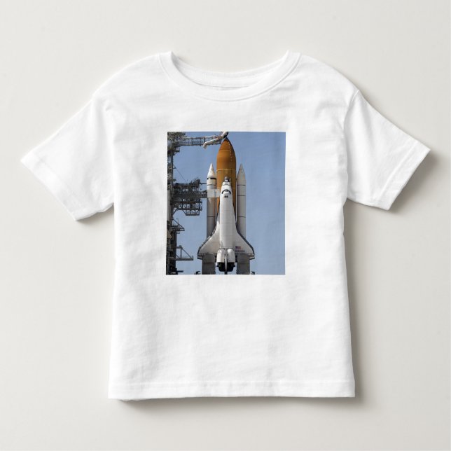 Space Shuttle Endeavour sits ready Toddler T-shirt (Front)