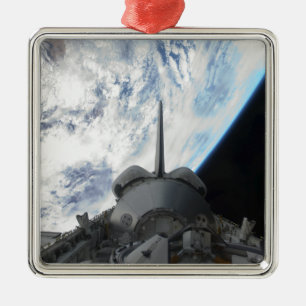 Space Shuttle Endeavour's payload bay 2 Metal Ornament