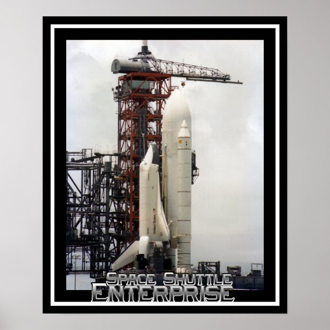Space Shuttle Enterprise Poster (Front)