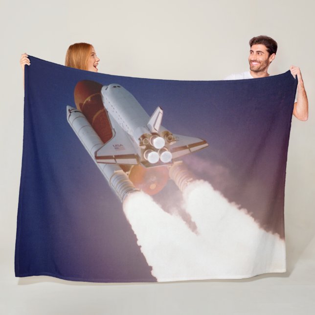 SPACE SHUTTLE FLEECE BLANKET (In Situ)