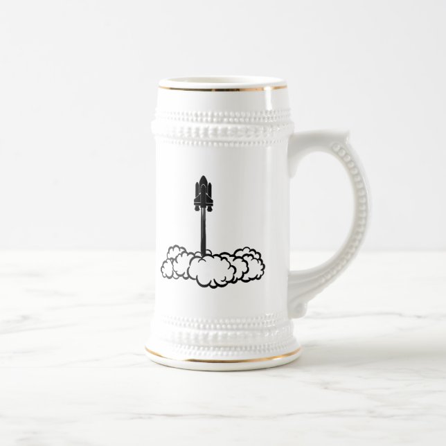 Space Shuttle Launch Beer Stein (Right)