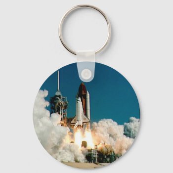 Space Shuttle Launch - Nasa Rocket Photo Keychain by myMegaStore at Zazzle