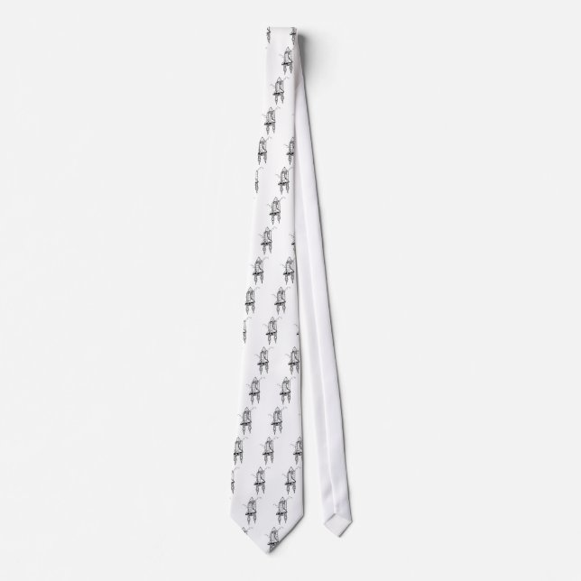 Space Shuttle Launch Neck Tie (Front)