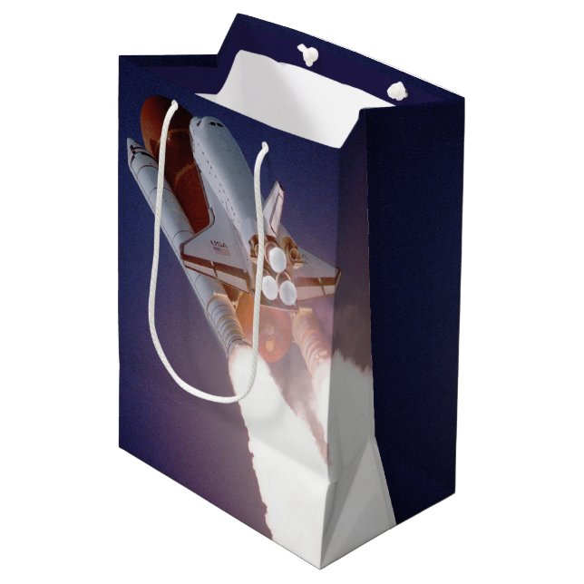 Space Shuttle Medium Gift Bag (Front Angled)