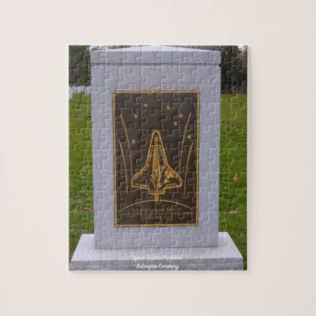Space Shuttle Memorial Arlington Cemetery Jigsaw Puzzle (Vertical)