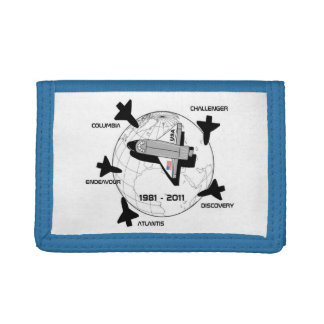 Space Shuttle Mission Nylon Wallet