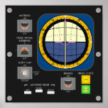 Space Shuttle Navigation Panel Poster
