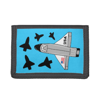 Space Shuttle Nylon Wallet