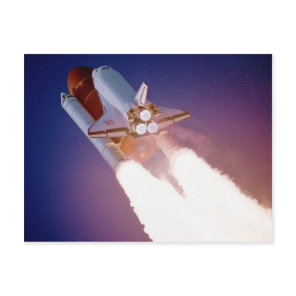 Space Shuttle Postcard
