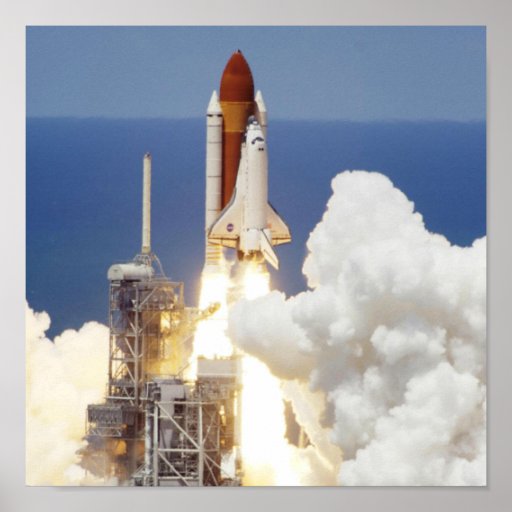 Space Shuttle Poster | Zazzle