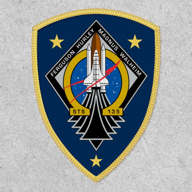 Space Shuttle STS 135 Atlantis Final Flight Patch (Front)