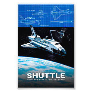 Space Shuttle - STS Photo Print