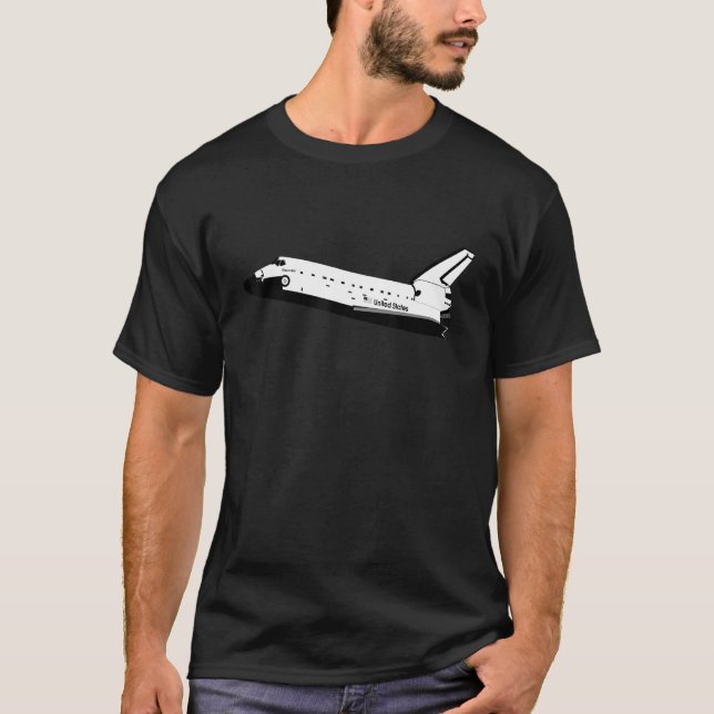 Space Shuttle T-Shirt. Space Shuttle Discovery Tee (Front)